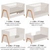 Casababy Oslo Ecru Βρεφικό Κρεβάτι Μετατρεπόμενο Σε Προεφηβικό